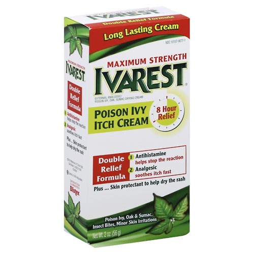 Image for Ivarest Poison Ivy Itch Cream, Maximum Strength,2oz from JOSEPH PHARMACY