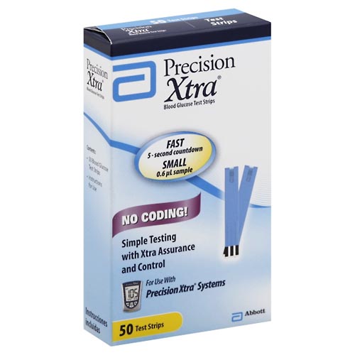 Image for Precision Test Strips, Blood Glucose,50ea from JOSEPH PHARMACY