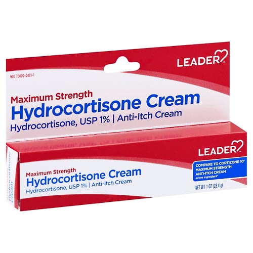 Image for Leader Hydrocortisone Cream, Maximum Strength,1oz from JOSEPH PHARMACY