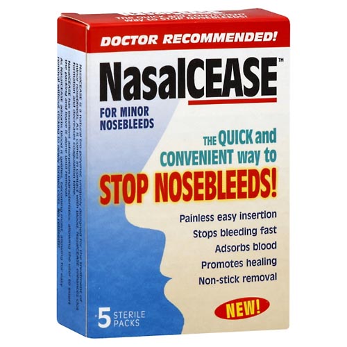 Image for Nasalcease NasalCease, for Minor Nosebleeds,5ea from JOSEPH PHARMACY
