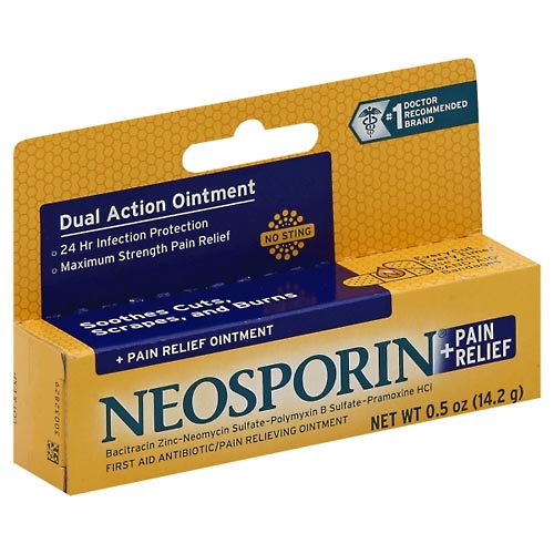 Image for Neosporin Pain Relief Ointment, Maximum Strength,0.5oz from JOSEPH PHARMACY