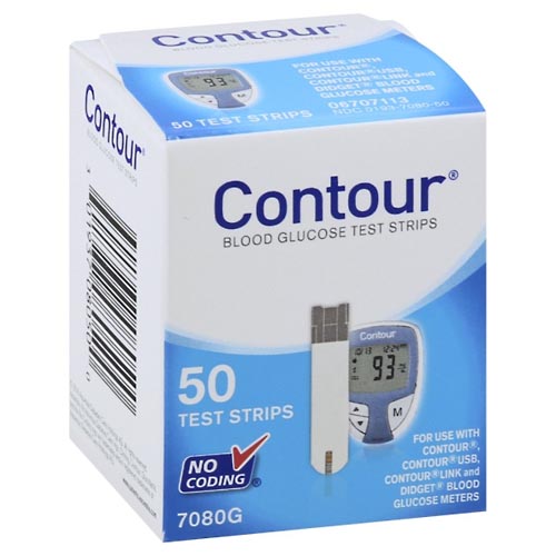 Image for Contour Test Strips, Blood Glucose,50ea from JOSEPH PHARMACY