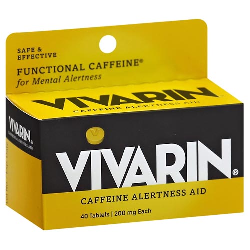 Image for Vivarin Caffeine Alertness Aid, 200 mg, Tablets,40ea from JOSEPH PHARMACY