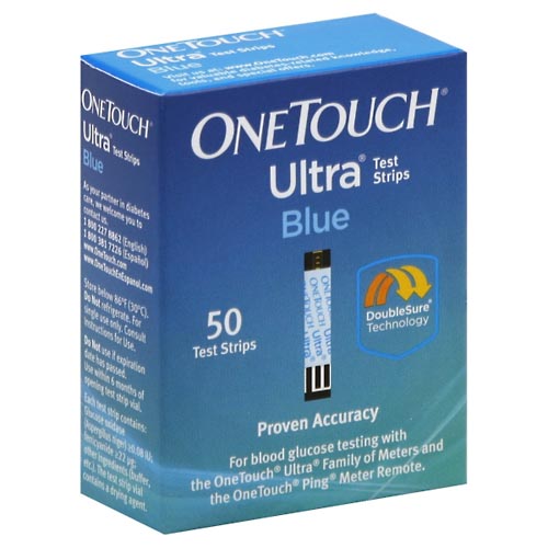 Image for One Touch Test Strips, Blue,50ea from JOSEPH PHARMACY