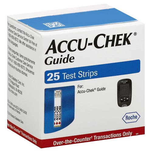 Image for Accu Chek Test Strips 25 ea from JOSEPH PHARMACY