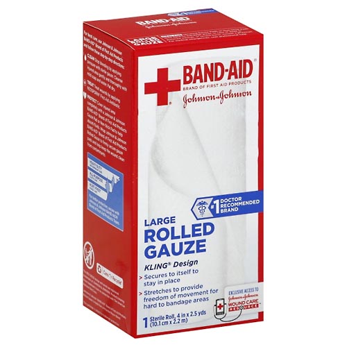 Image for Band Aid Gauze, Rolled, Large,1ea from JOSEPH PHARMACY