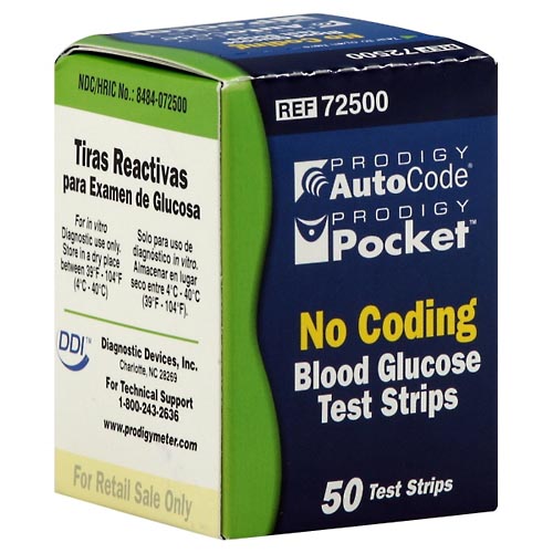 Image for Prodigy Test Strips, Blood Glucose,50ea from JOSEPH PHARMACY