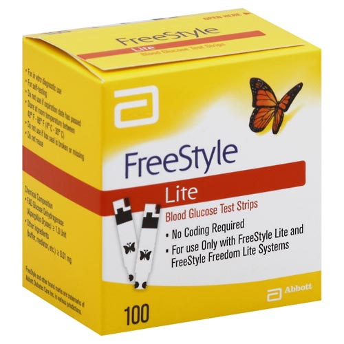 Image for FreeStyle Test Strips, Blood Glucose,100ea from JOSEPH PHARMACY