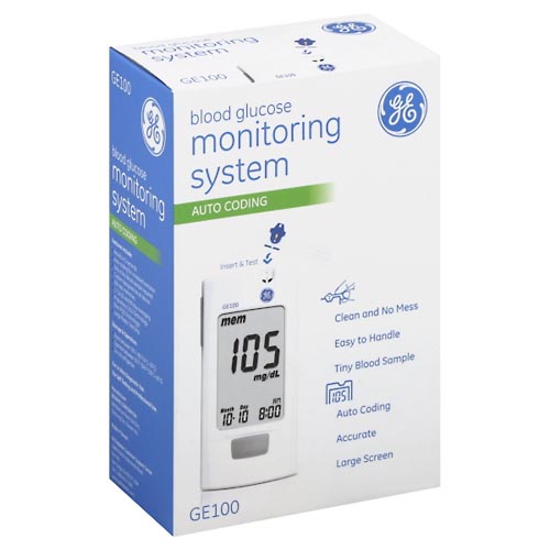 Image for GE Blood Glucose Monitoring System, Auto Coding,1ea from JOSEPH PHARMACY